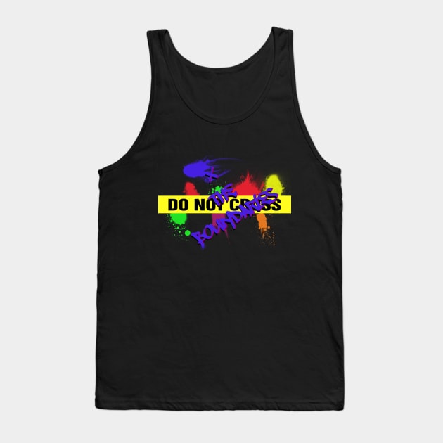 Do Not Cross / XtheBoundaries (with BBE logo) Tank Top by X the Boundaries